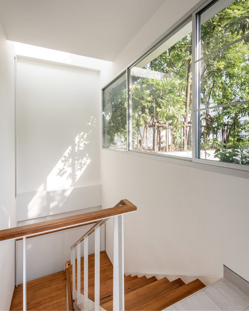 Staircase of the Forest House in Bangkok