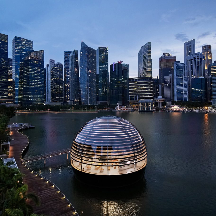 Apple Marina Bay Sands store in Singapore by Foster + Partners