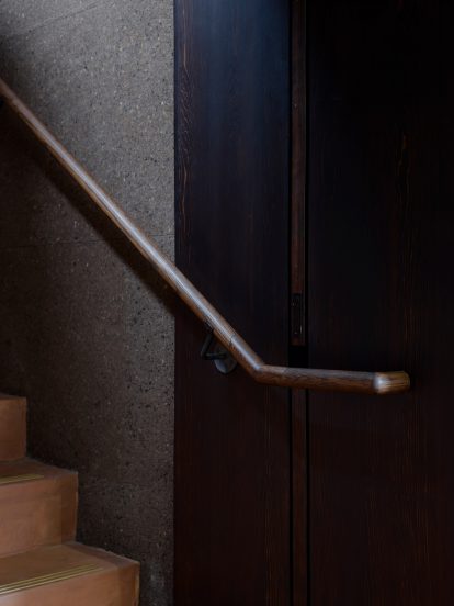 Four Pillars Laboratory has blackened walls