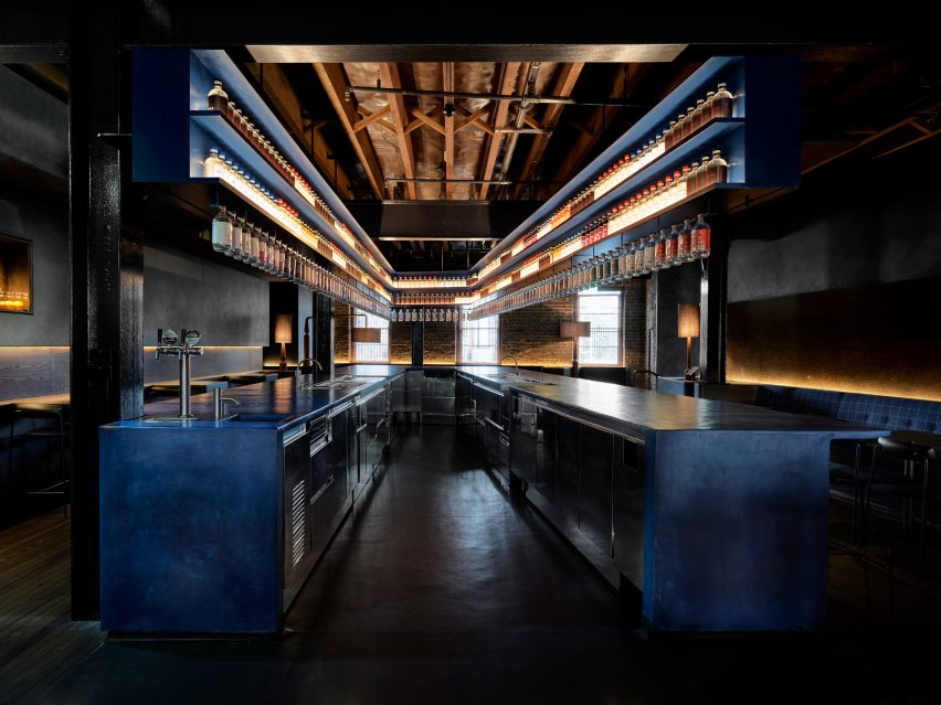 Four Pillars Laboratory includes a drinks bar