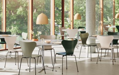 Fritz Hansen launches Series 7, Ant and Grand Prix chair designs by Arne Jacobsen in 16 new colours