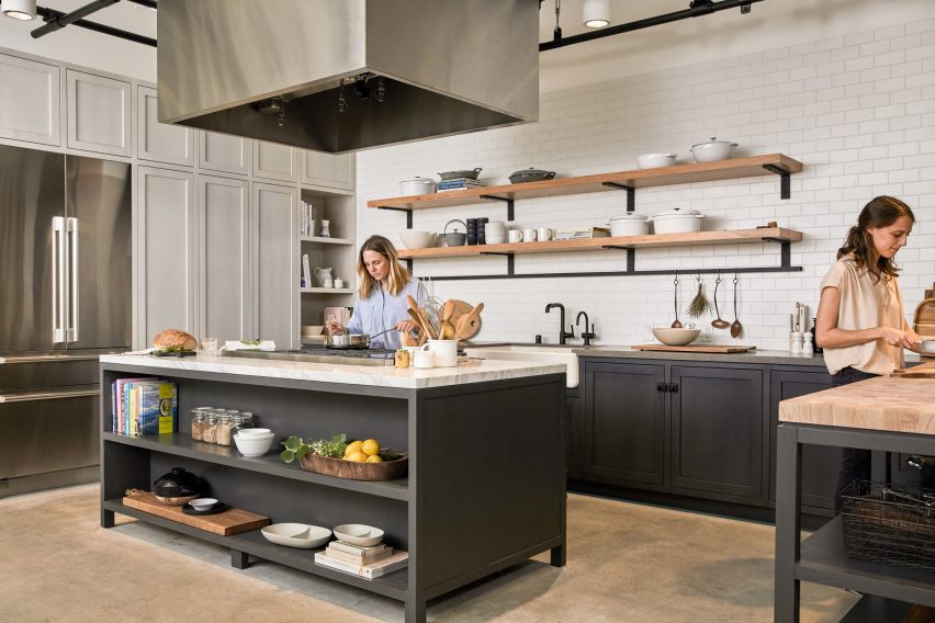 Goop headquarters by Rapt Studio includes a test kitchen