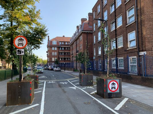 The Powell Road low traffic neighbourhood in Hackney