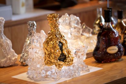 150th anniversary Hennessy XO cognac bottle by Frank Gehry