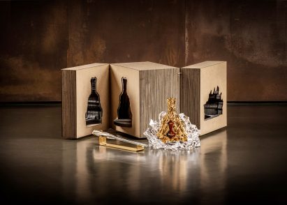 150th anniversary Hennessy XO cognac bottle by Frank Gehry