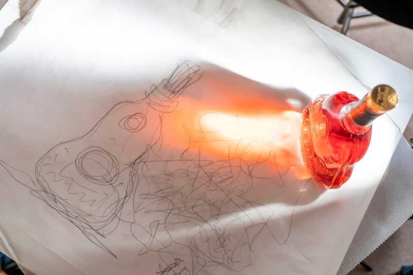 150th anniversary Hennessy XO cognac bottle by Frank Gehry