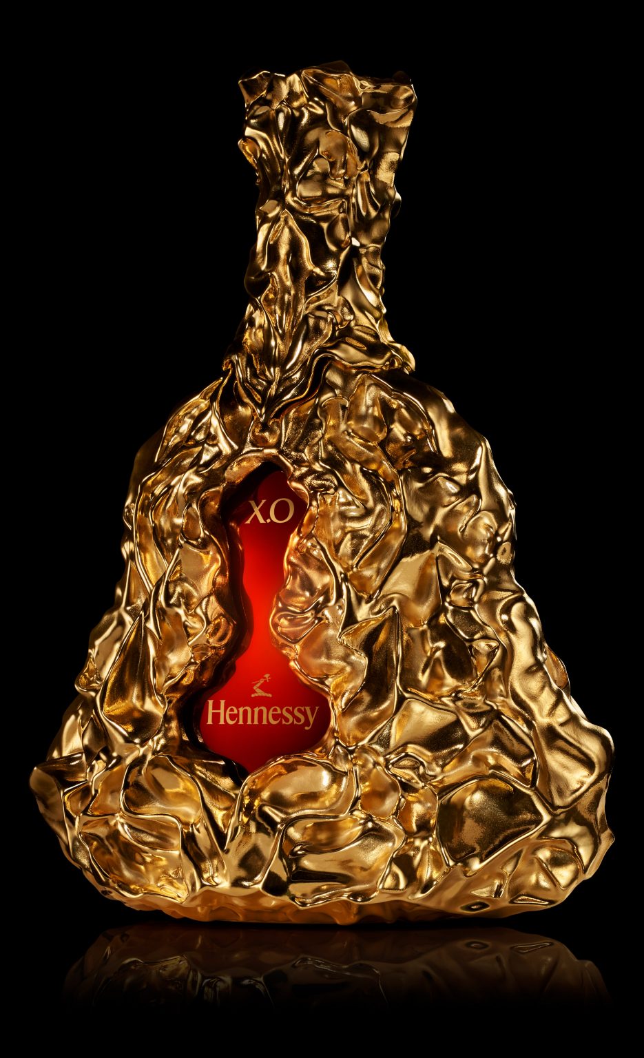 150th anniversary Hennessy XO cognac bottle by Frank Gehry