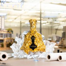 150th anniversary Hennessy XO cognac bottle by Frank Gehry