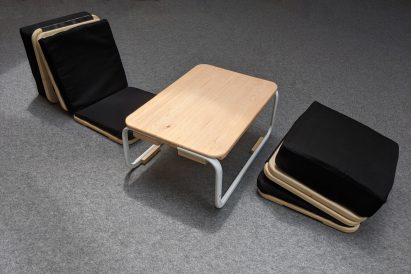 Comfor:t:able by Mathis Buchbinder for PolyU Design school show