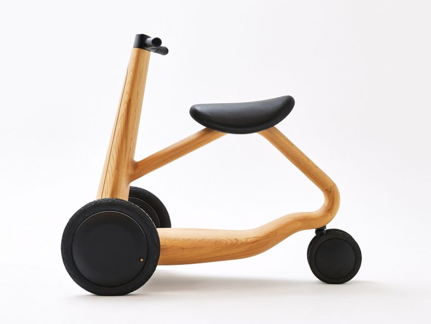 Mikiya Kobayashi designs electric ILY-Ai scooter made from wood
