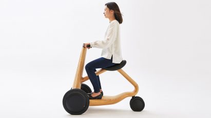 Mikiya Kobayashi designs electric ILY-Ai scooter made from wood