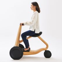 Mikiya Kobayashi designs electric ILY-Ai scooter made from wood