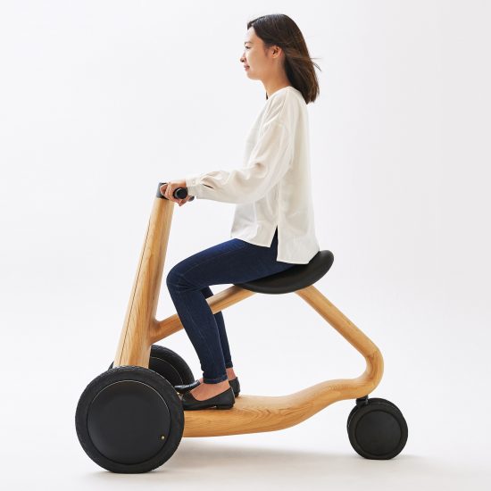 Mikiya Kobayashi designs electric ILY-Ai scooter made from wood