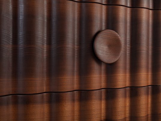 The chest of drawers from the Jan Hendzel Studio Bowater collection made using British hardwood