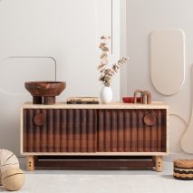 The sideboard from the Jan Hendzel Studio Bowater collection made using British hardwood