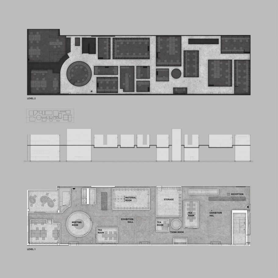 Plan of KCC Office by KCC Design