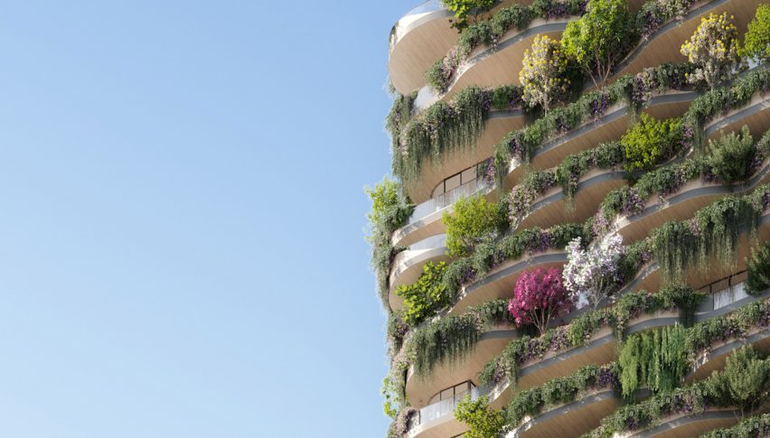 Urban Forest high rise apartment building in Brisbane by Koichi Takada Architects