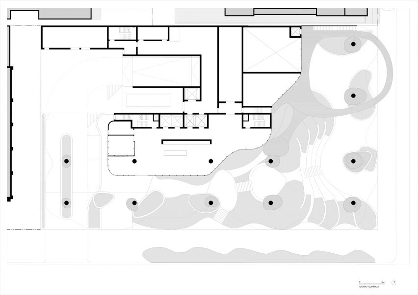 Plans for Urban Forest high rise apartment building in Brisbane by Koichi Takada Architects