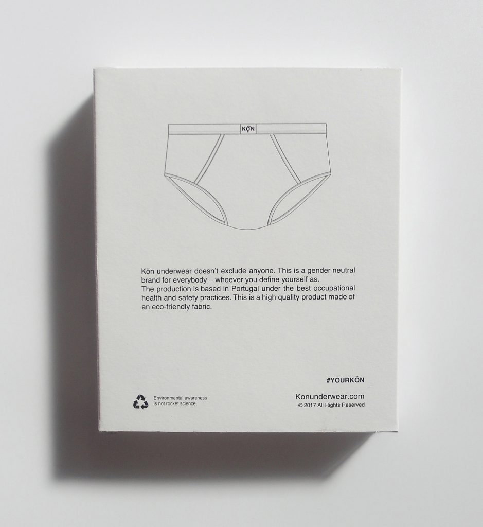 Kön offers gender-neutral underwear made from cellulose fibres