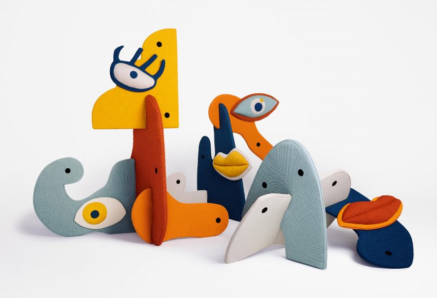 Kvadrat's Knit! exhibition sees 28 designers create objects upholstered in its Febrik textile range