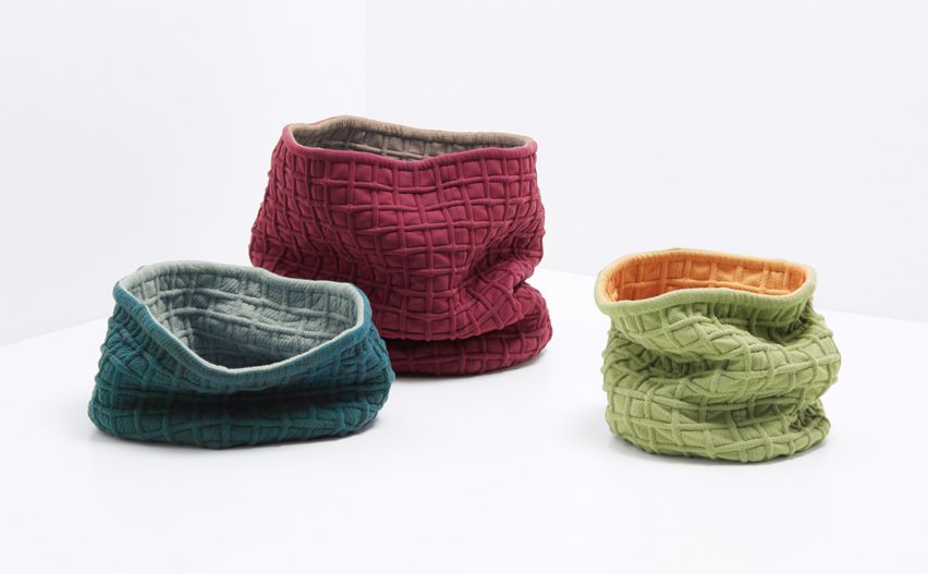 Kvadrat's Knit! exhibition sees 28 designers create objects upholstered in its Febrik textile range