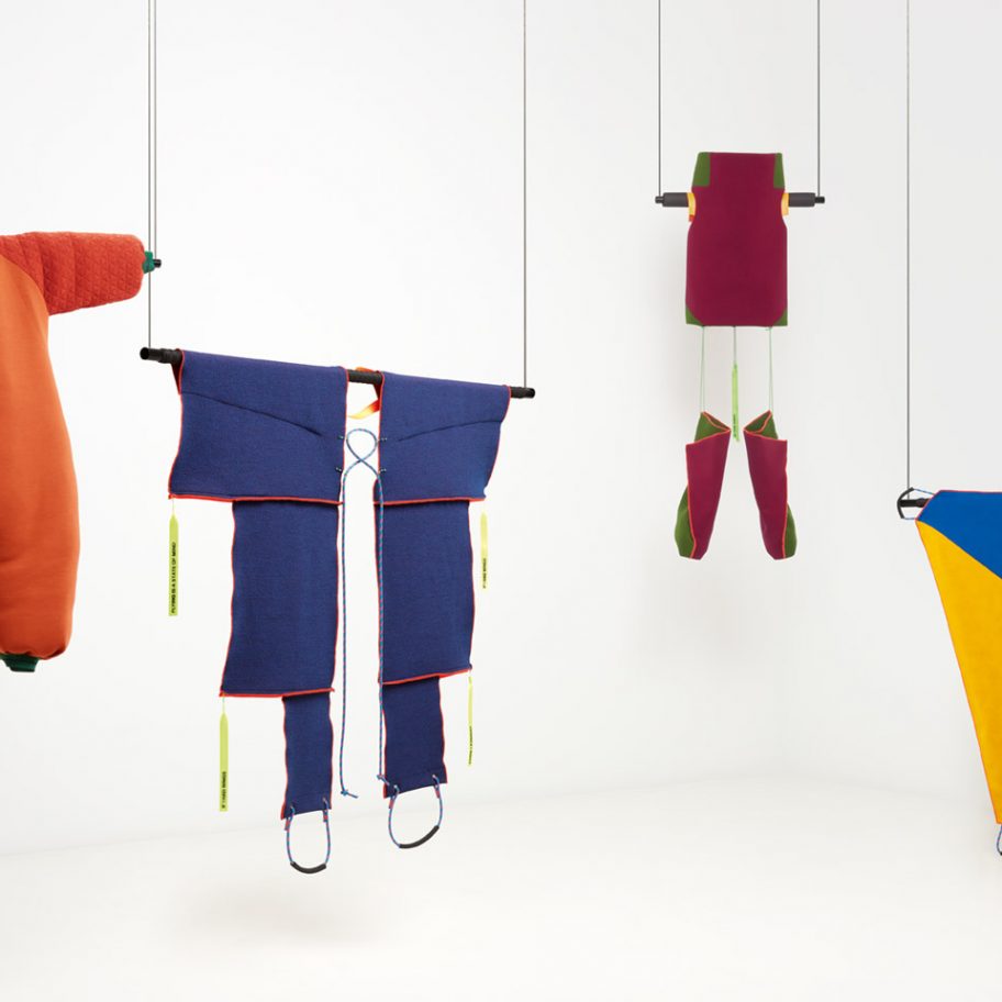 Kvadrat's Knit! exhibition sees 28 designers create objects upholstered in its Febrik textile range