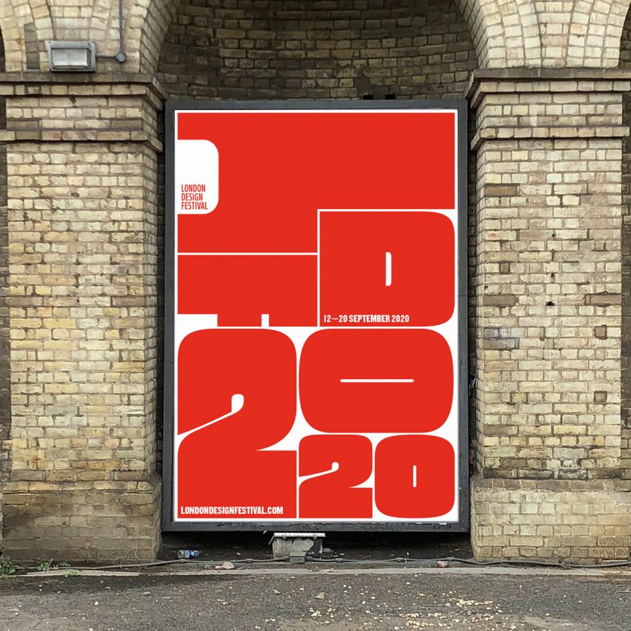 Identity for the London Design Festival 2020 designed by Pentagram