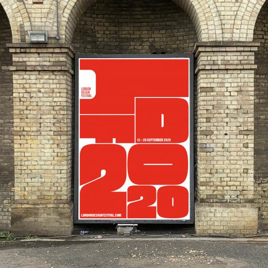 Identity for the London Design Festival 2020 designed by Pentagram