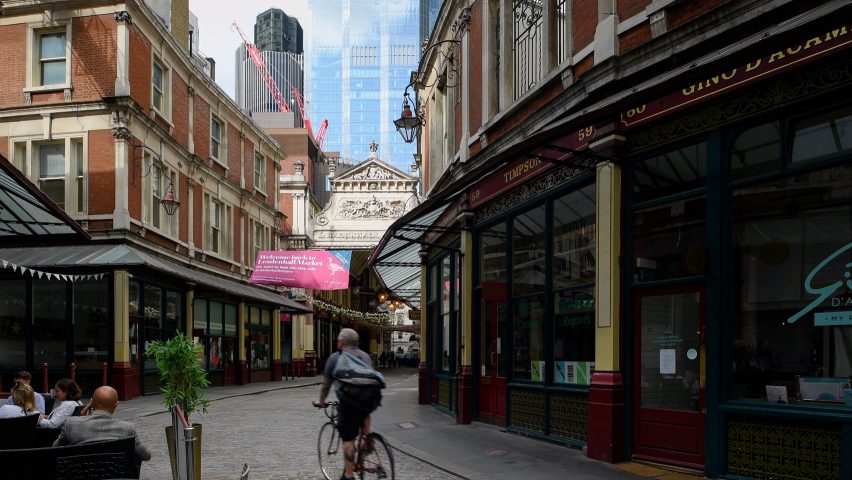 Leadenhall Market in London's financial district