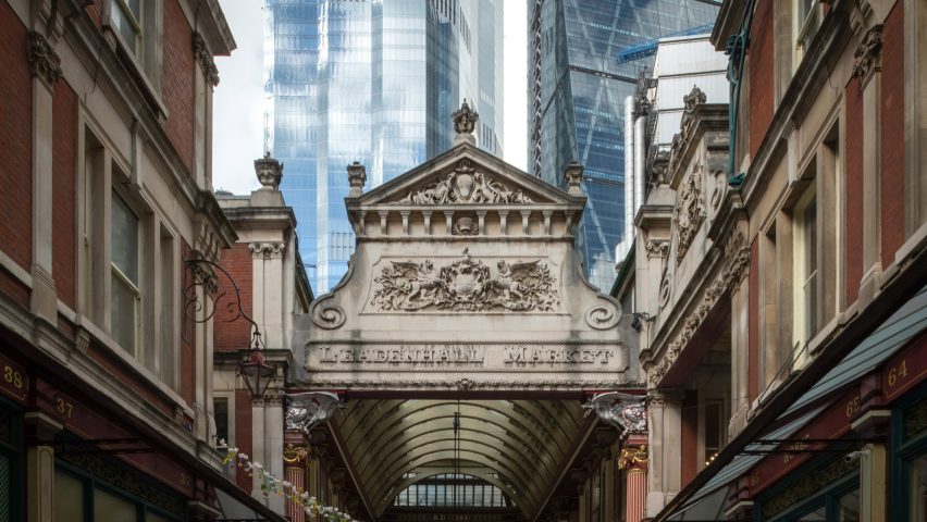 Leadenhall Market in London's financial district