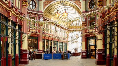 Leadenhall Market in London's financial district