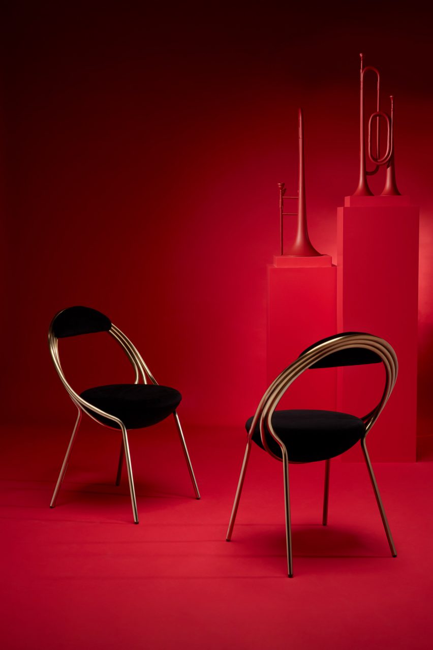 Lee Broom's Maestro chair is being debuted at London Design Festival