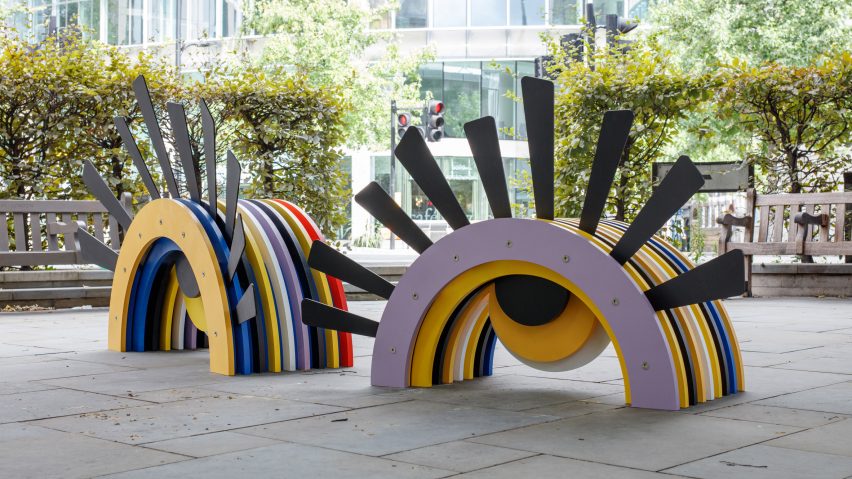 Look Up bench for London Festival of Architecture