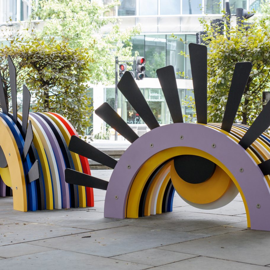 Look Up bench for London Festival of Architecture