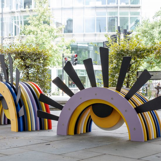 Look Up benches by Oli Colman