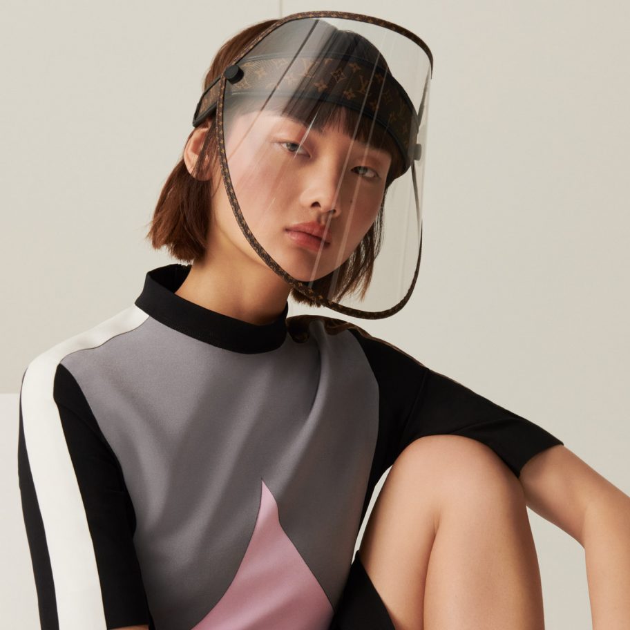 Louis Vuitton unveils face shield that doubles as a cap