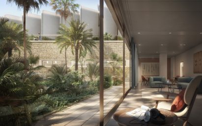 Interior render of Magdi Yacoub Global Heart Centre Cairo