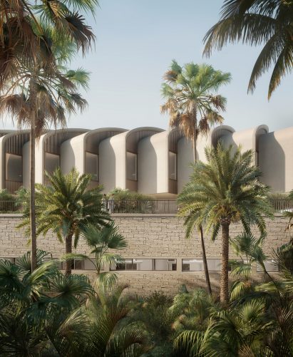 Exterior of Magdi Yacoub Global Heart Centre Cairo