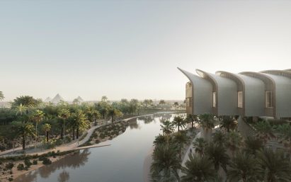 Magdi Yacoub Global Heart Centre Cairo lake view