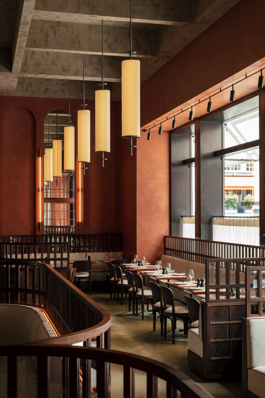 Maison François restaurant designed by John Whelan