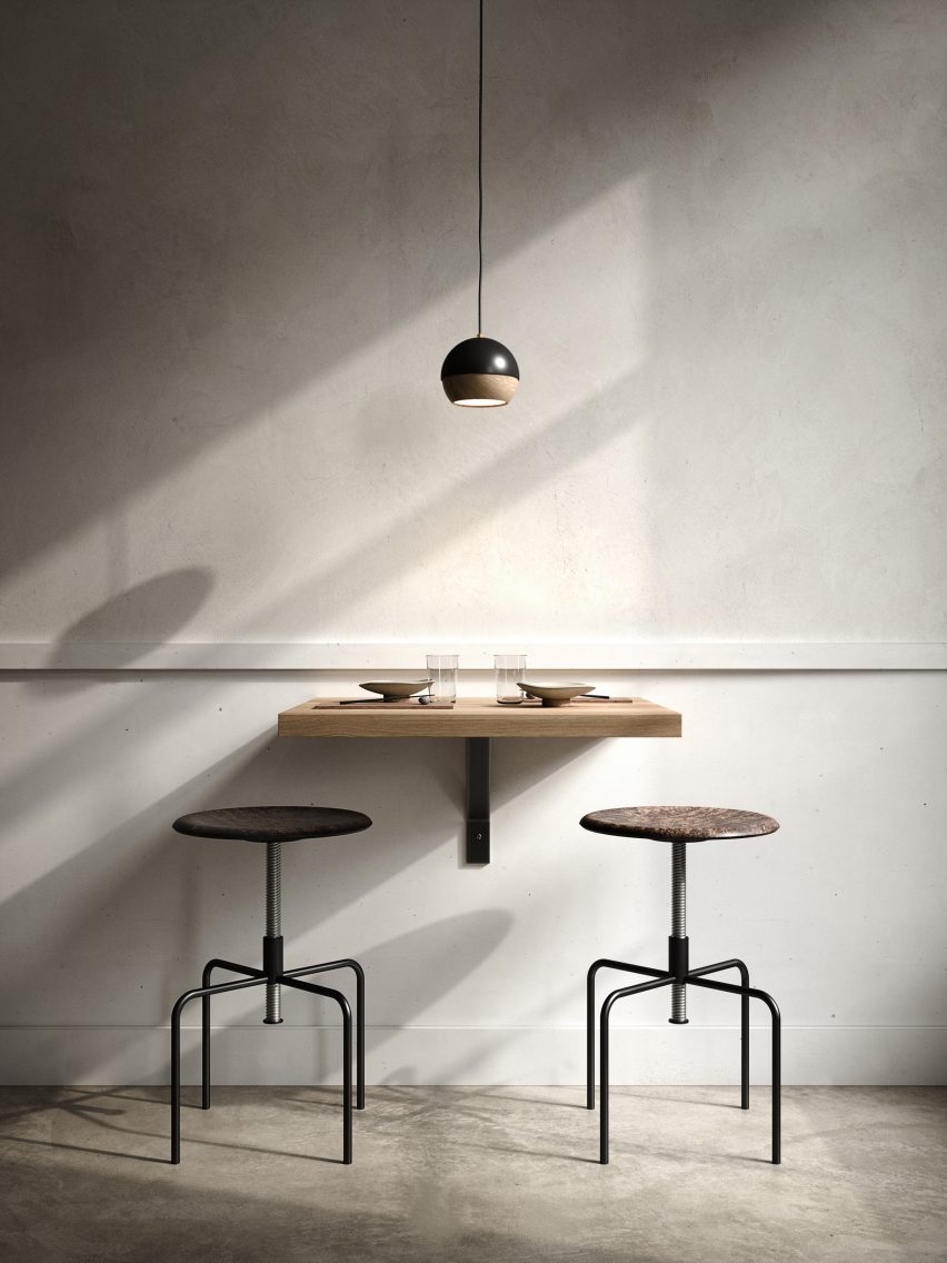 Earth Studio's Mask Stool made from spent grain