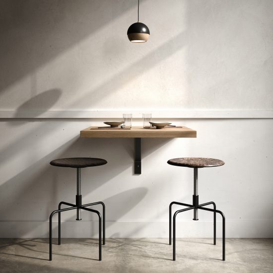 Mater's Mask Stool is made from spent grain from the Carlsberg Brewery