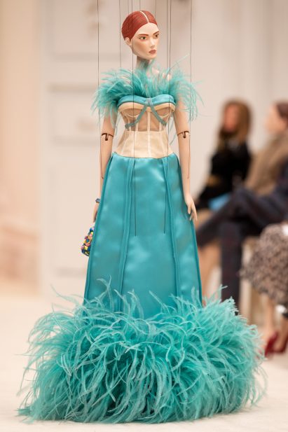 Jeremy Scott curates socially-distant puppet show for Moschino's spring 2021 fashion collection