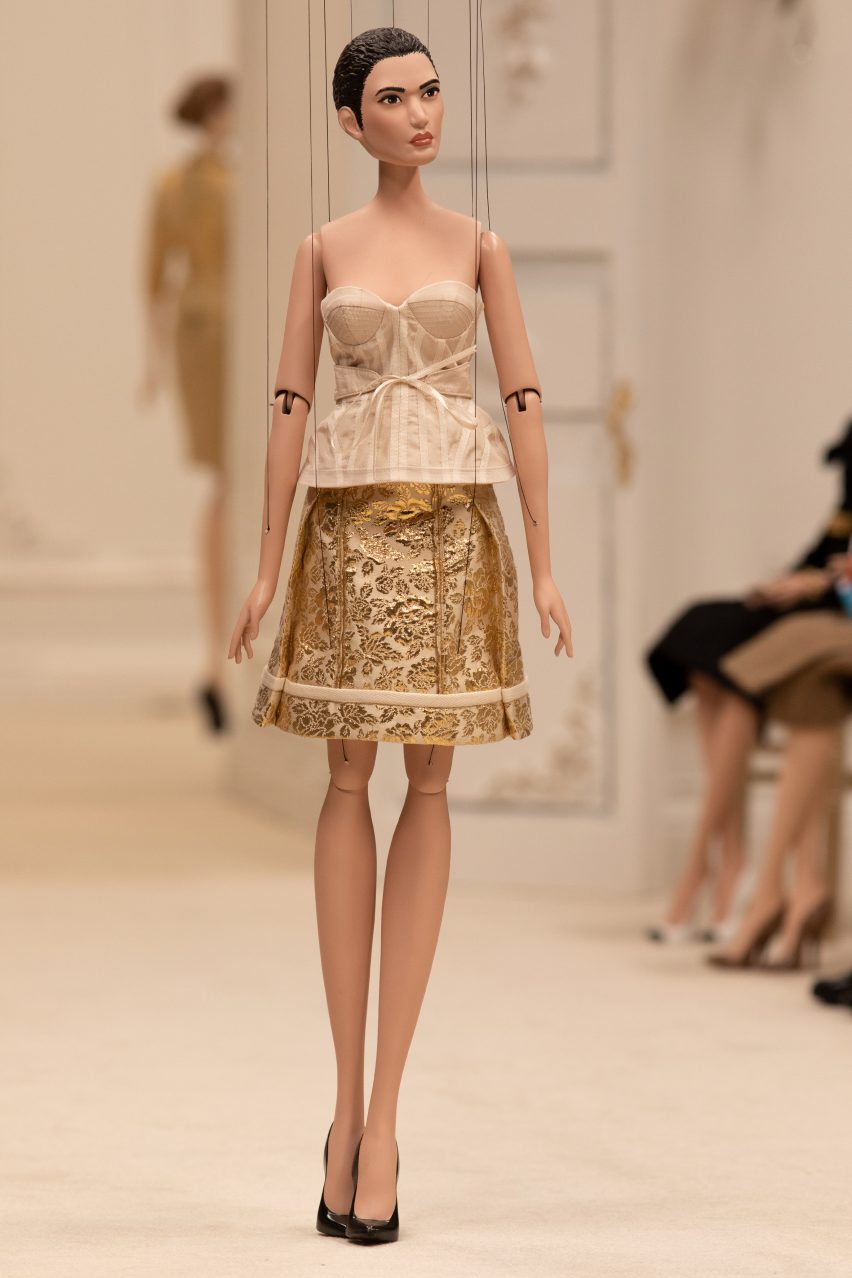 Jeremy Scott curates socially-distant puppet show for Moschino's spring 2021 fashion collection