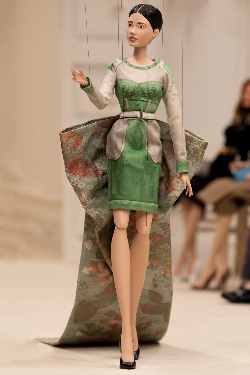 Jeremy Scott curates socially-distant puppet show for Moschino's spring 2021 fashion collection