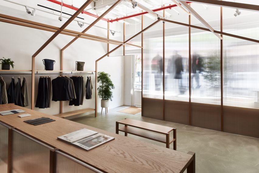 Nanamica store by Taichi Kuma