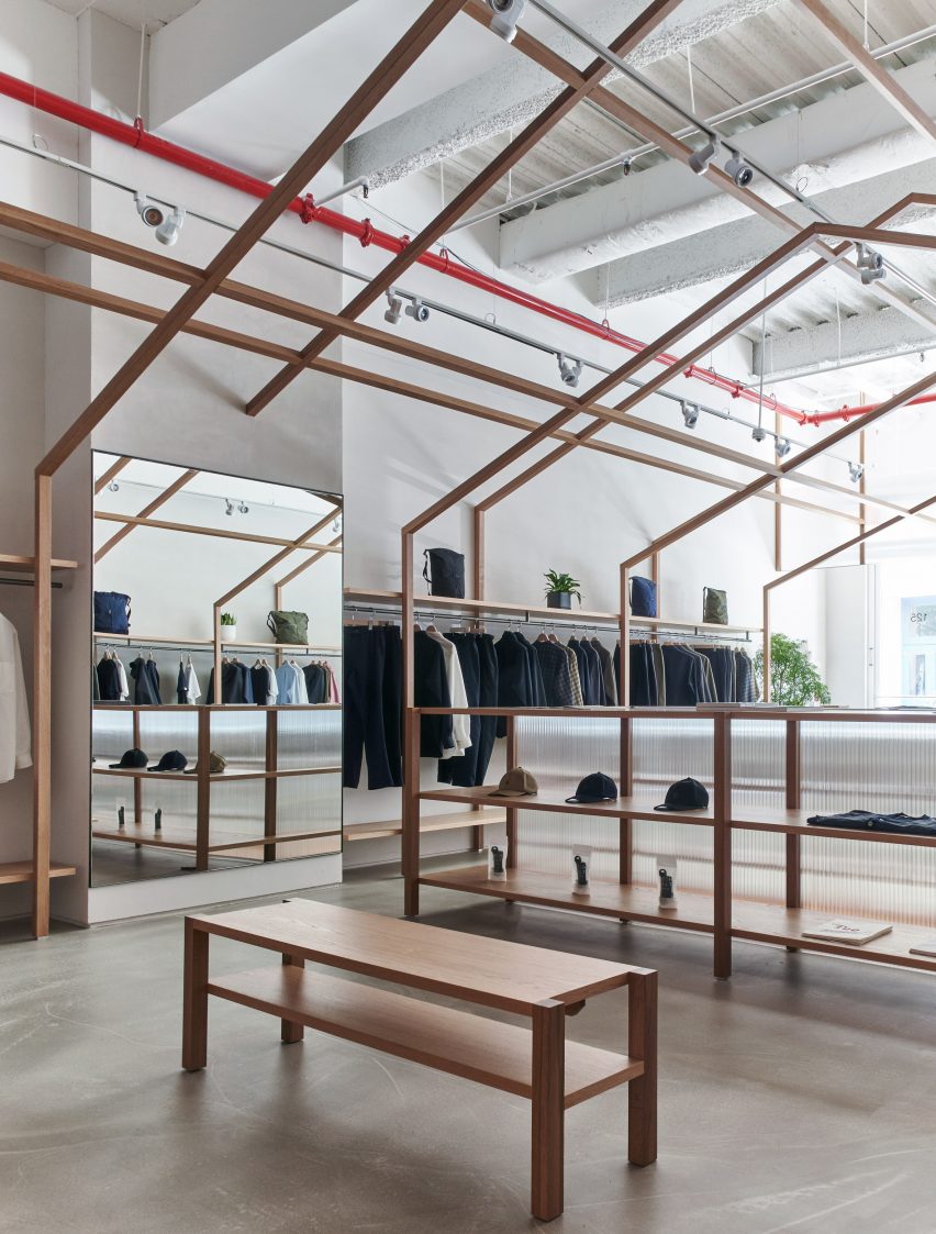 Nanamica store by Taichi Kuma