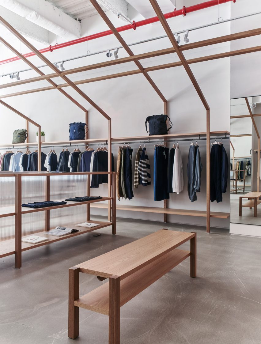 Nanamica store by Taichi Kuma