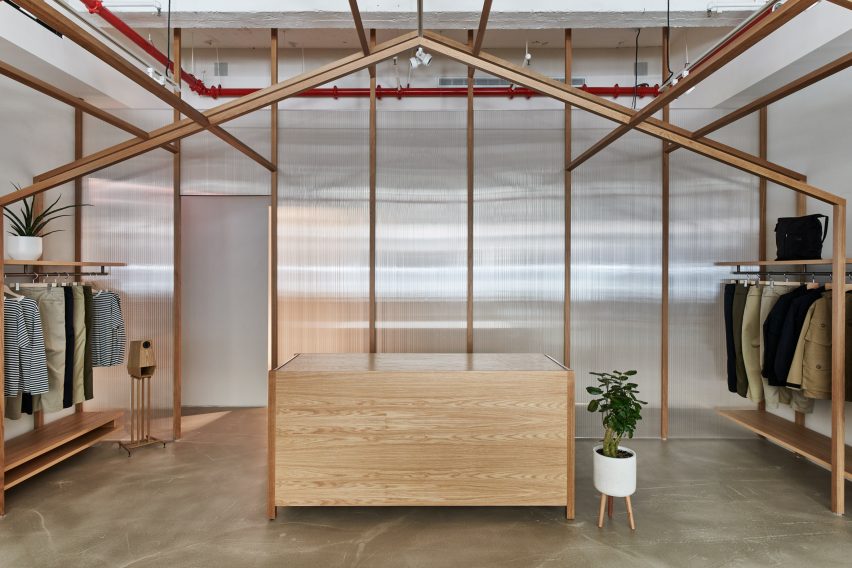 Nanamica store by Taichi Kuma