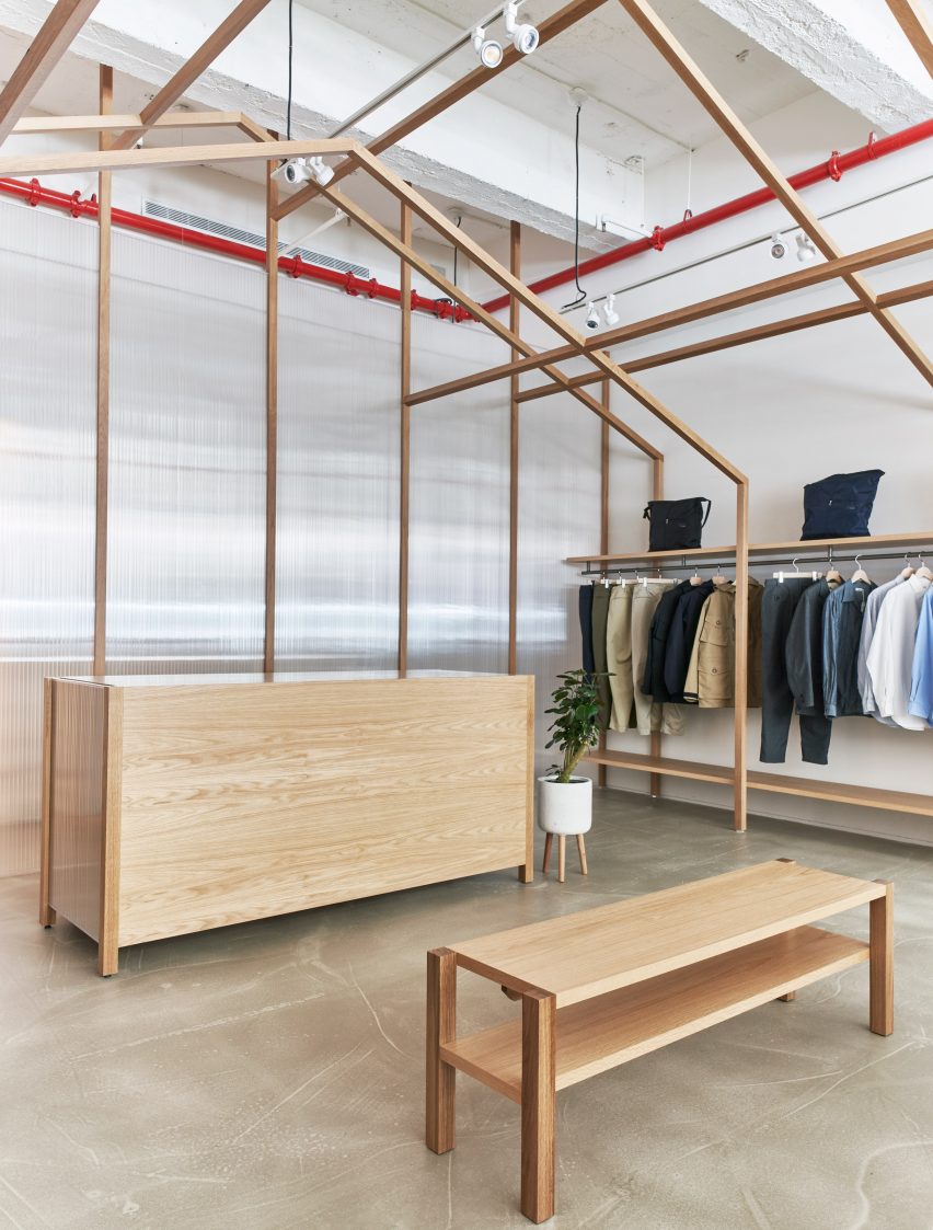 Nanamica store by Taichi Kuma
